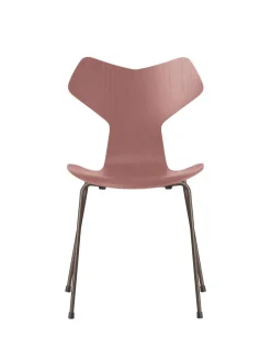 Fritz Hansen 3130 Grand Prix stol i farvet ask af Arne Jacobsen><noscript><img width=