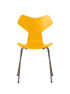 Fritz Hansen 3130 Grand Prix stol i farvet ask af Arne Jacobsen><noscript><img width=