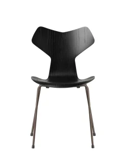 Fritz Hansen 3130 Grand Prix stol i farvet ask af Arne Jacobsen><noscript><img width=