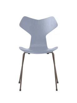 Fritz Hansen 3130 Grand Prix stol i farvet ask af Arne Jacobsen><noscript><img width=