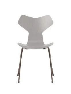 Fritz Hansen 3130 Grand Prix stol i farvet ask af Arne Jacobsen><noscript><img width=