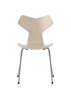 Fritz Hansen 3130 Grand Prix stol i farvet ask af Arne Jacobsen><noscript><img width=