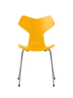 Fritz Hansen 3130 Grand Prix stol i farvet ask af Arne Jacobsen><noscript><img width=
