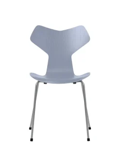 Fritz Hansen 3130 Grand Prix stol i farvet ask af Arne Jacobsen><noscript><img width=