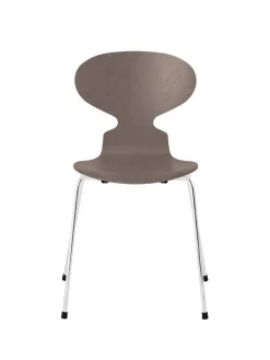 Fritz Hansen 3101 Myren Stol i farvet ask af Arne Jacobsen> Spisebordsstole