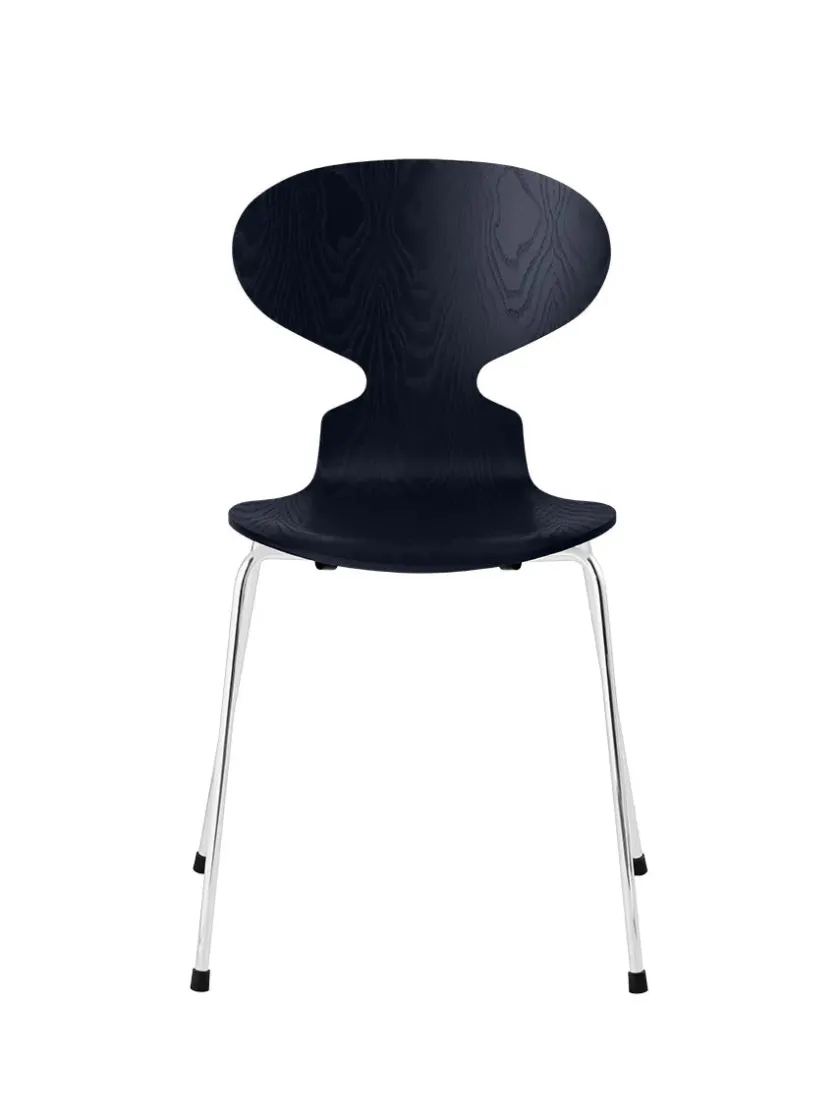 Fritz Hansen 3101 Myren Stol i farvet ask af Arne Jacobsen> Spisebordsstole