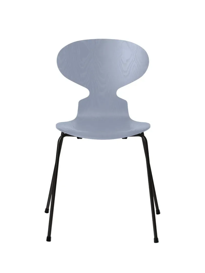 Fritz Hansen 3101 Myren Stol i farvet ask af Arne Jacobsen> Spisebordsstole