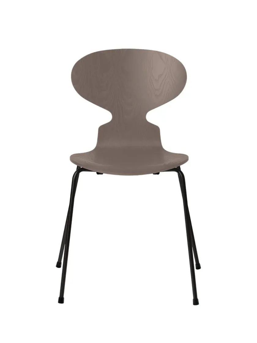 Fritz Hansen 3101 Myren Stol i farvet ask af Arne Jacobsen> Spisebordsstole
