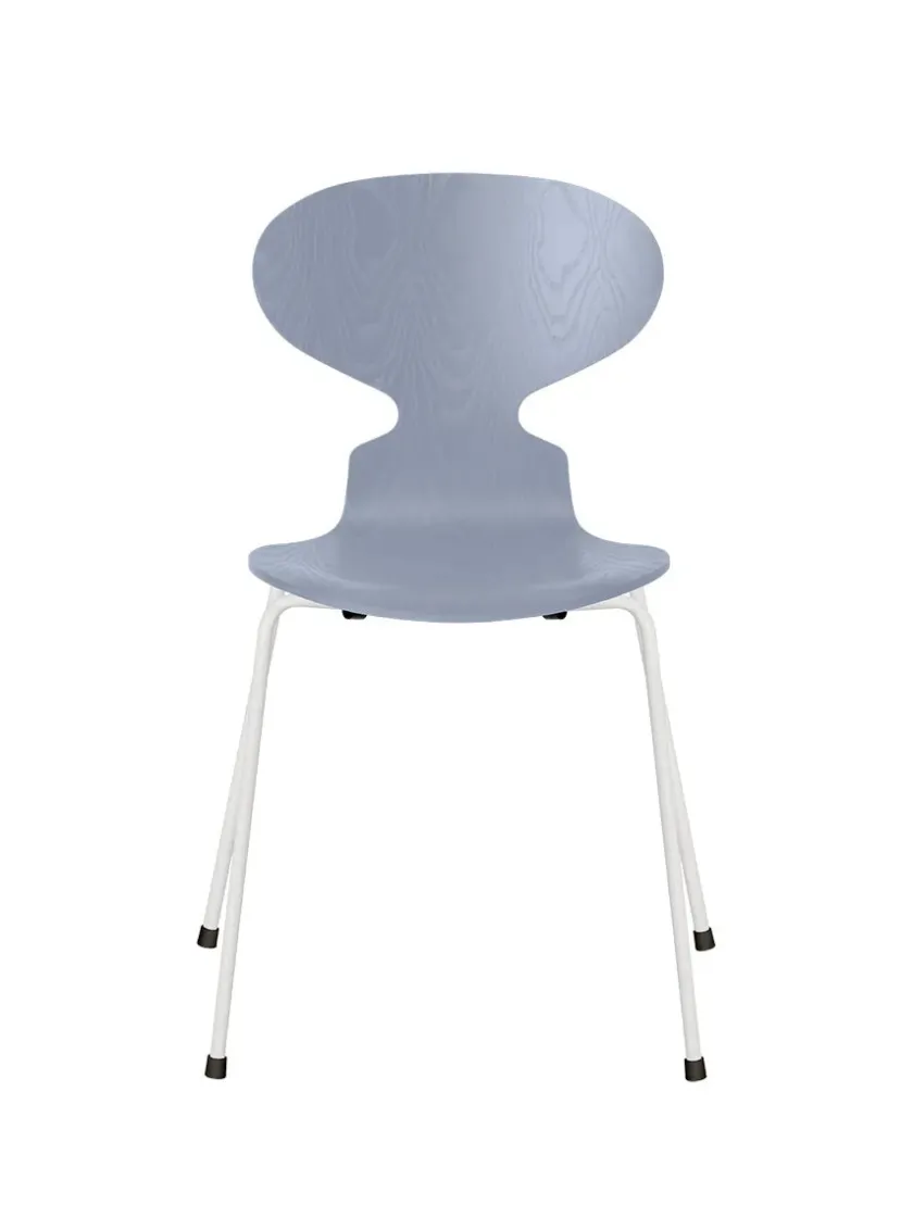 Fritz Hansen 3101 Myren Stol i farvet ask af Arne Jacobsen> Spisebordsstole