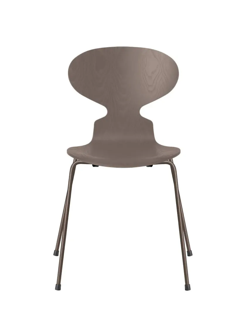 Fritz Hansen 3101 Myren Stol i farvet ask af Arne Jacobsen> Spisebordsstole