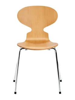 Fritz Hansen 3101 Myren Stol i natur finer af Arne Jacobsen><noscript><img width=