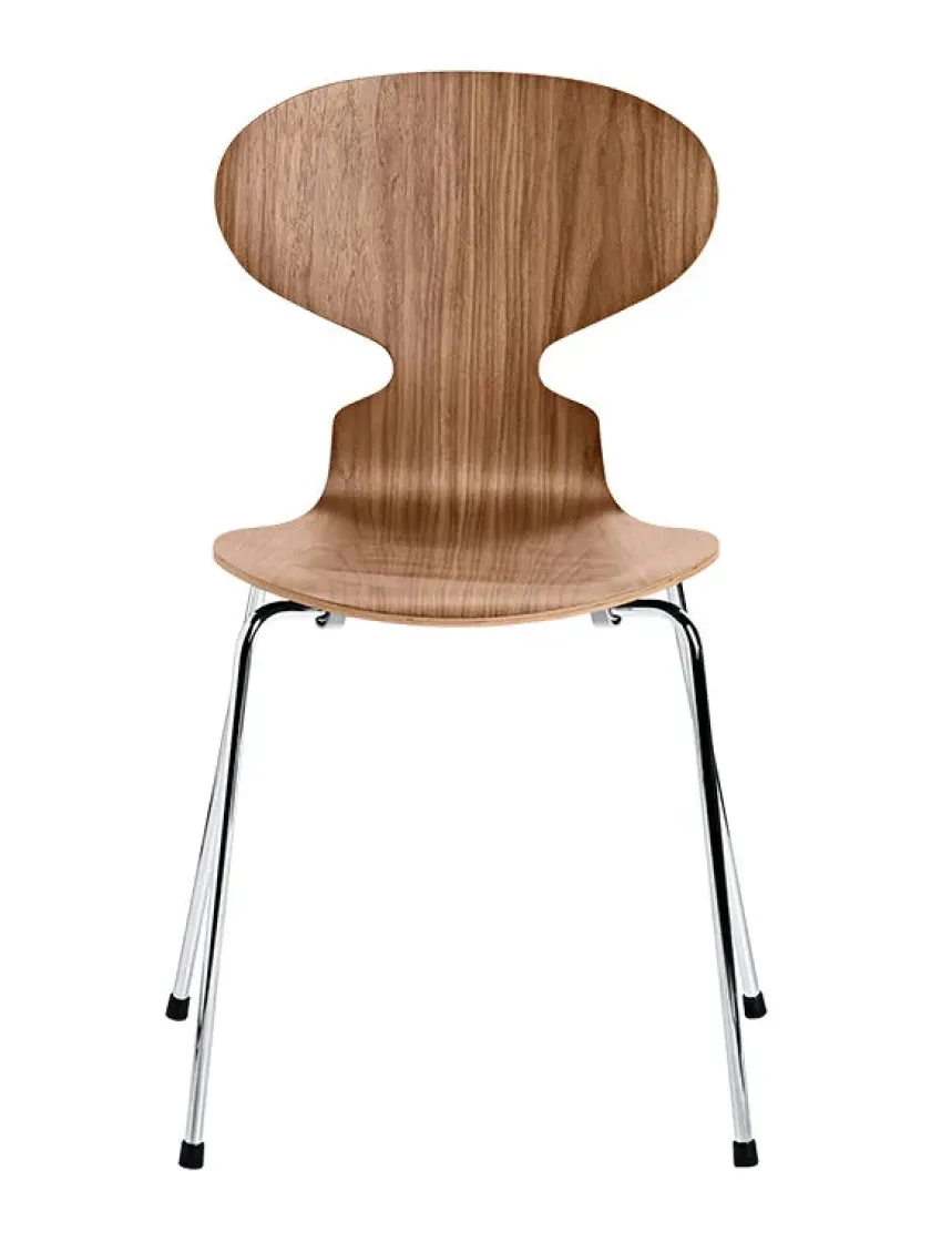 Fritz Hansen 3101 Myren Stol i natur finer af Arne Jacobsen> Spisebordsstole