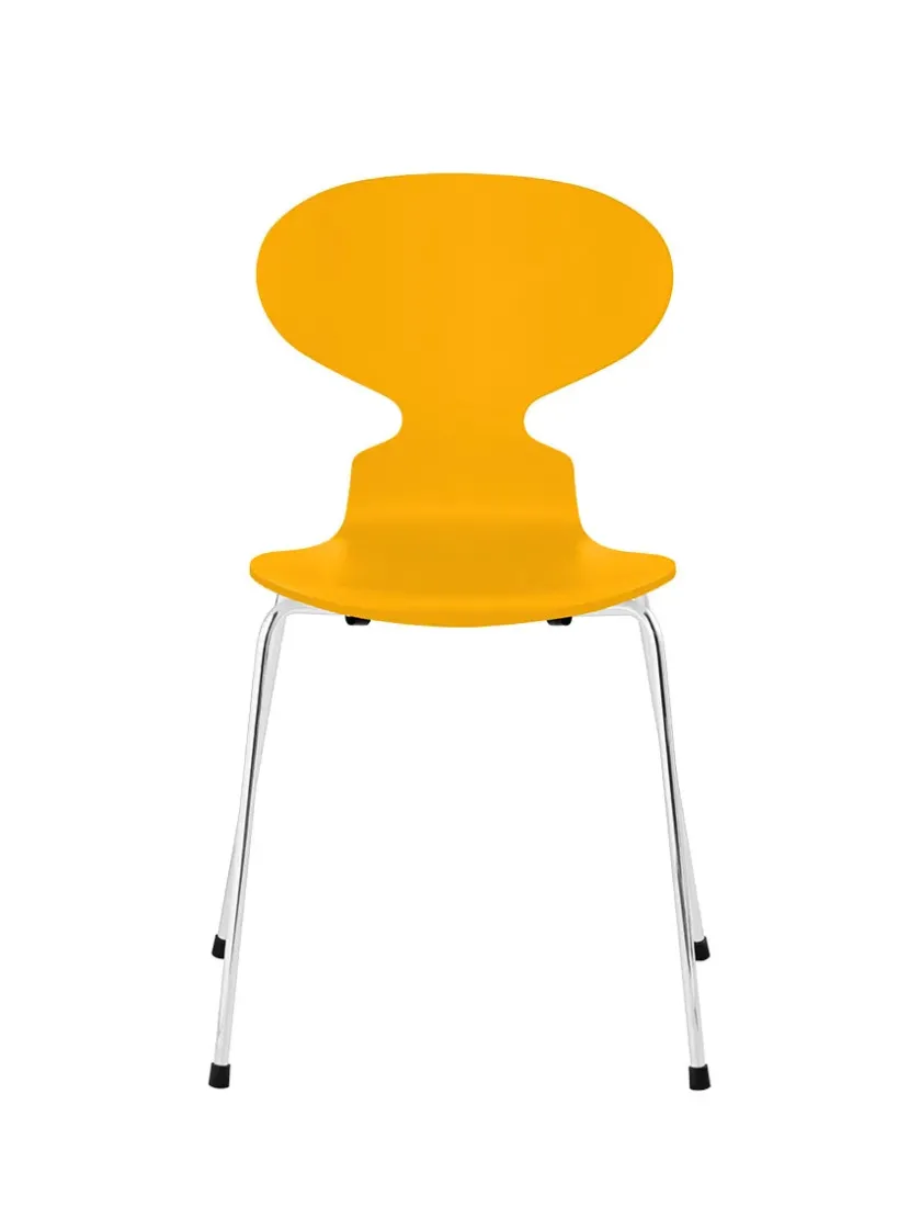 Fritz Hansen 3101 Myren Stol lakeret af Arne Jacobsen> Spisebordsstole