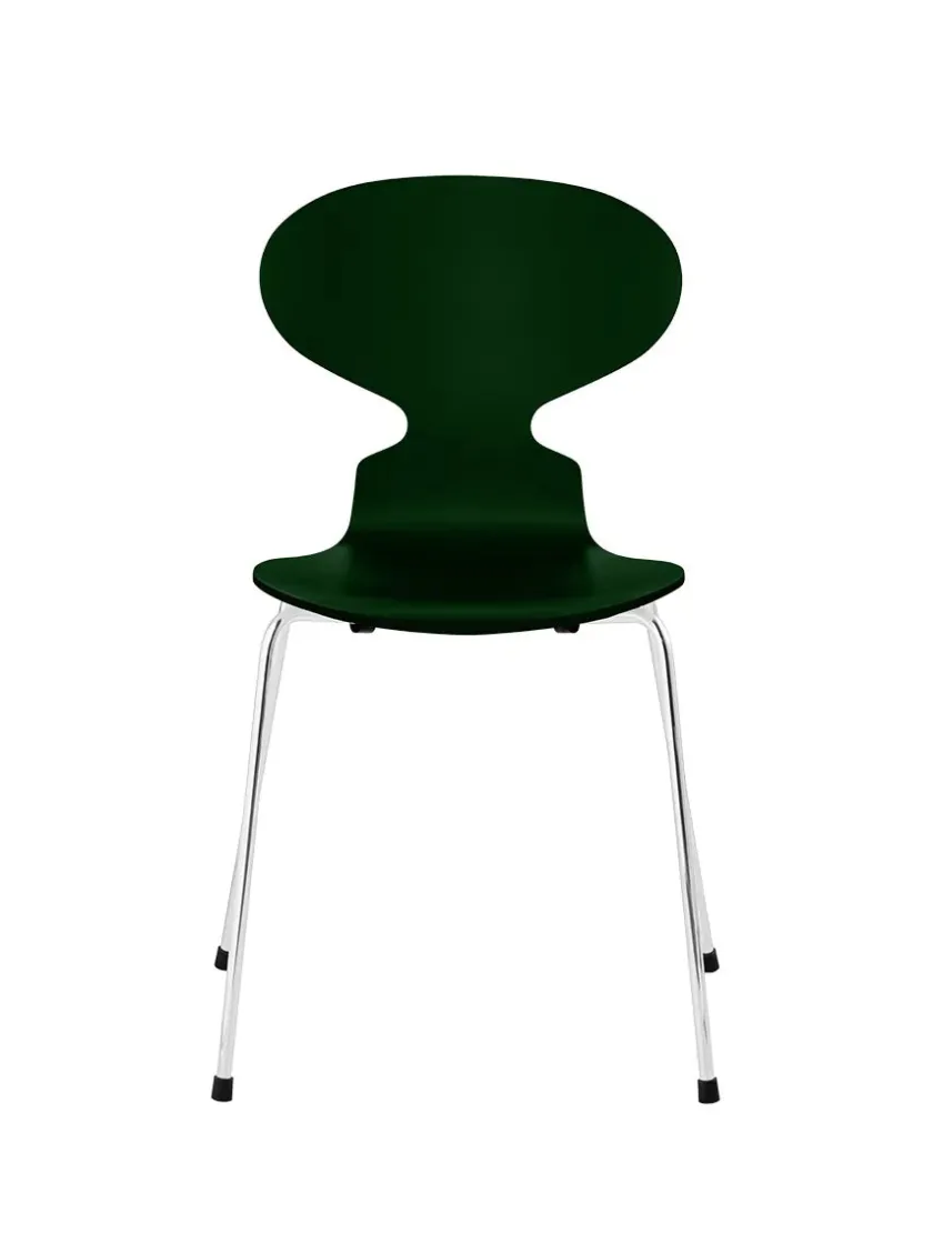 Fritz Hansen 3101 Myren Stol lakeret af Arne Jacobsen> Spisebordsstole
