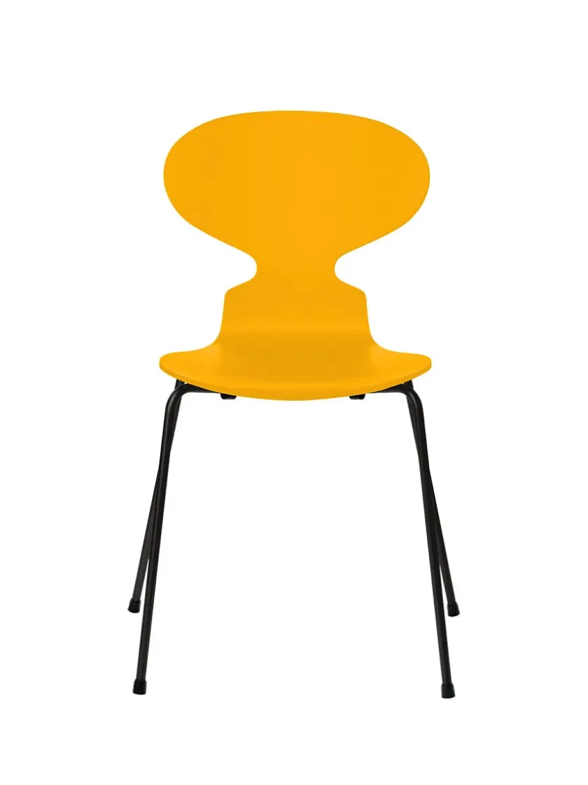 Fritz Hansen 3101 Myren Stol lakeret af Arne Jacobsen> Spisebordsstole