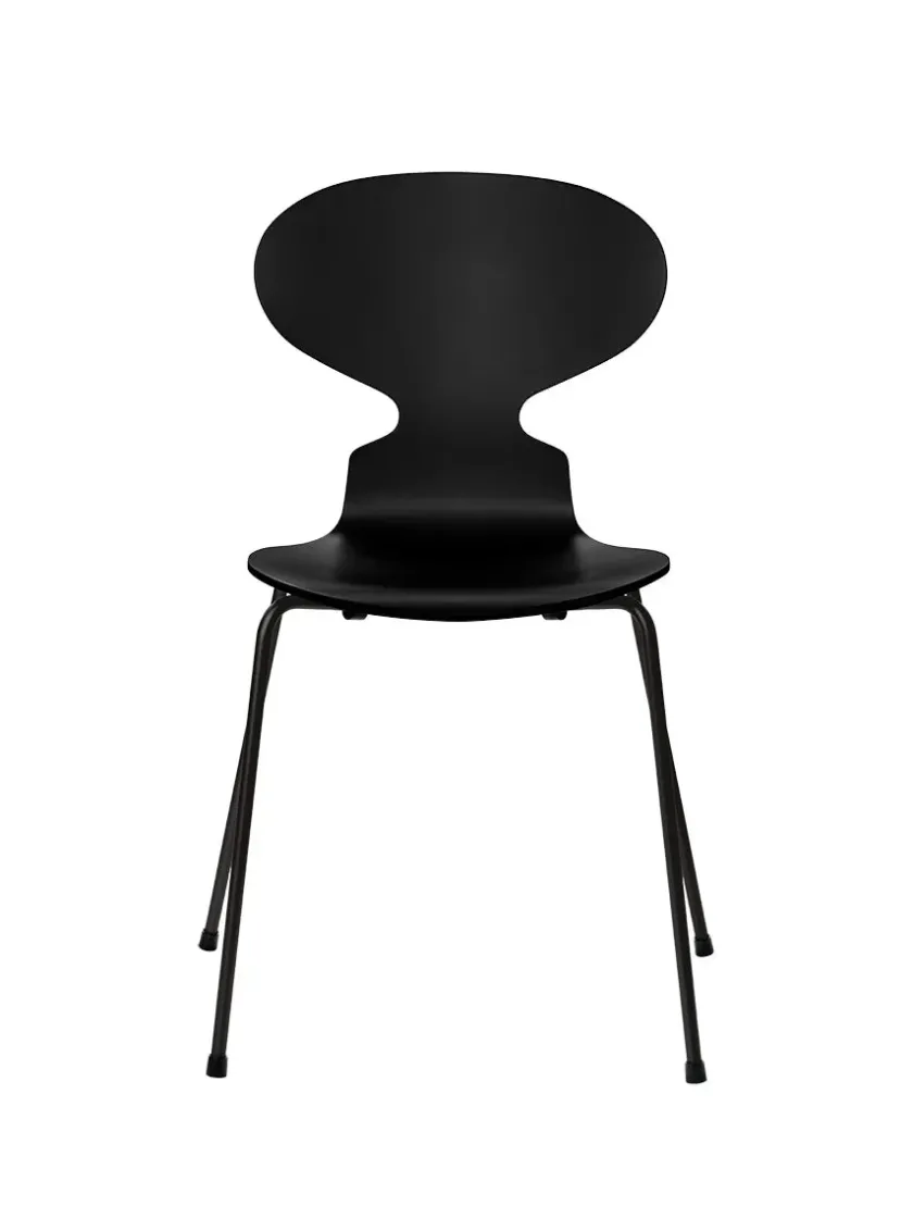 Fritz Hansen 3101 Myren Stol lakeret af Arne Jacobsen> Spisebordsstole