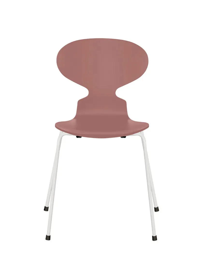 Fritz Hansen 3101 Myren Stol lakeret af Arne Jacobsen> Spisebordsstole