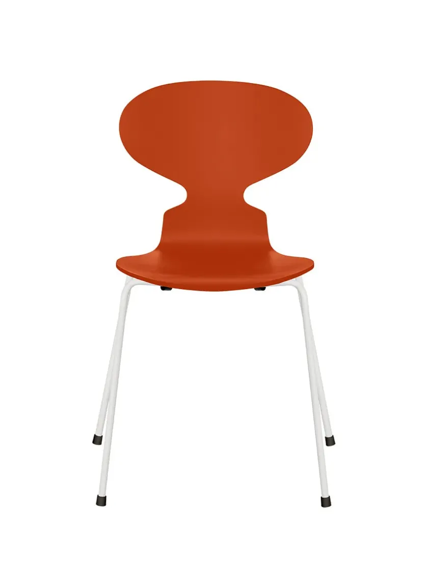 Fritz Hansen 3101 Myren Stol lakeret af Arne Jacobsen> Spisebordsstole