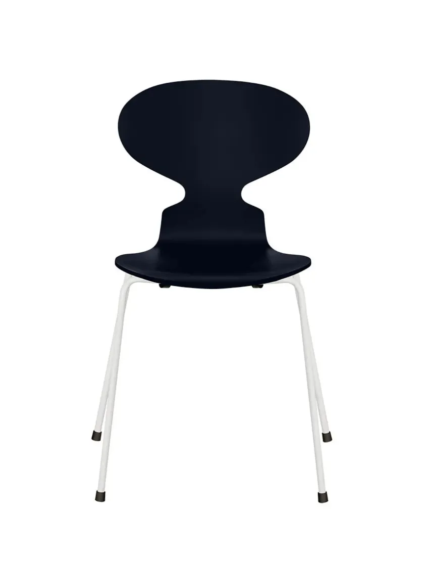 Fritz Hansen 3101 Myren Stol lakeret af Arne Jacobsen> Spisebordsstole