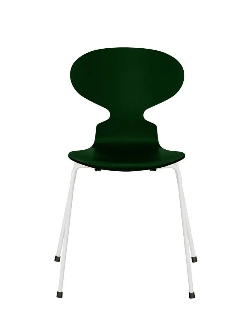 Fritz Hansen 3101 Myren Stol lakeret af Arne Jacobsen> Spisebordsstole