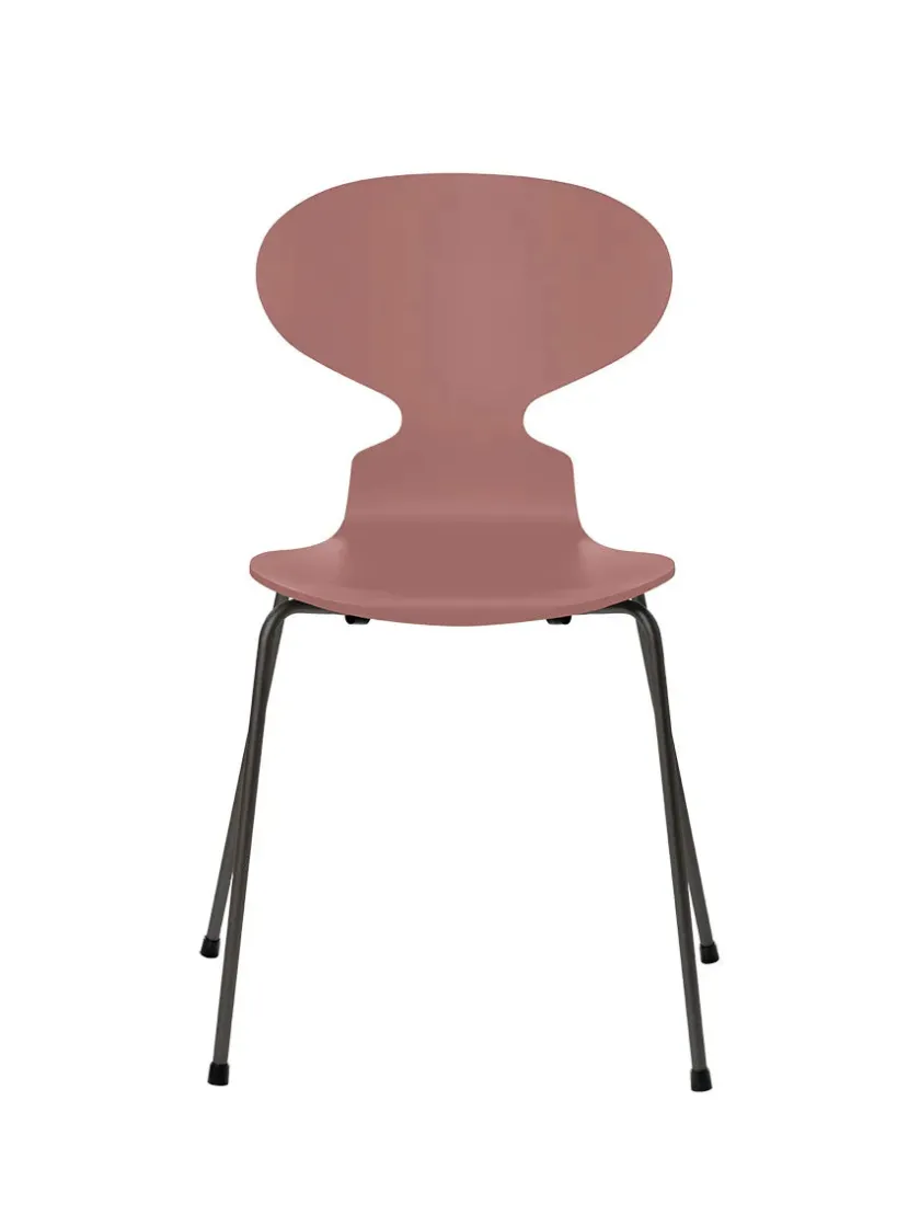 Fritz Hansen 3101 Myren Stol lakeret af Arne Jacobsen> Spisebordsstole