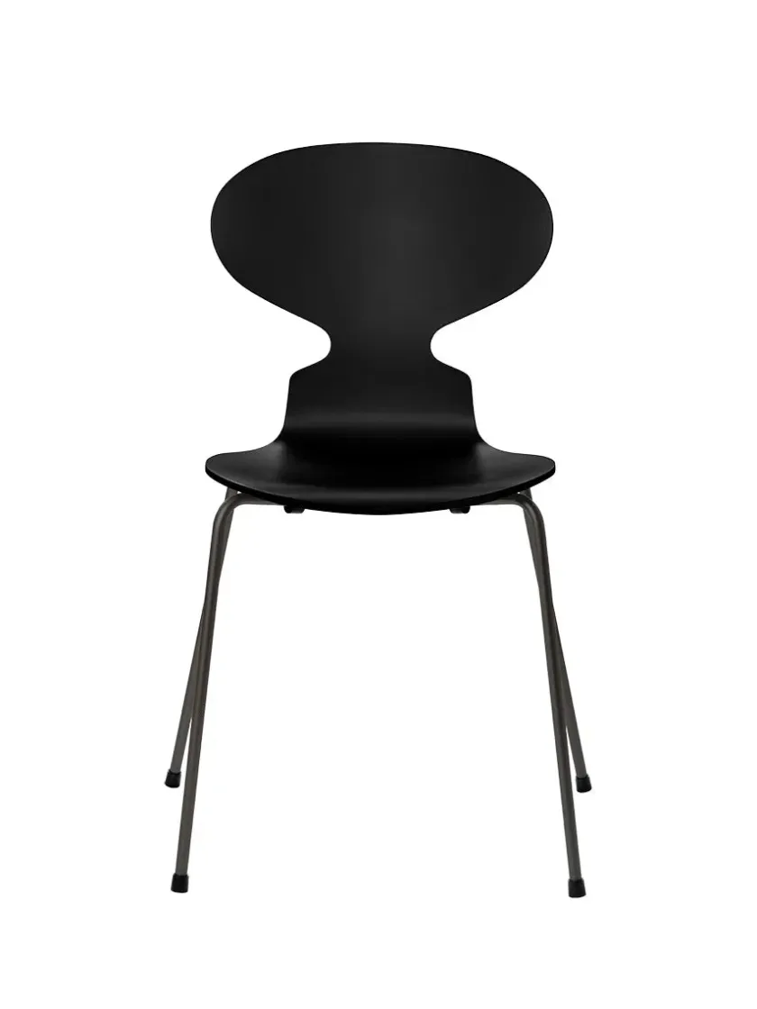 Fritz Hansen 3101 Myren Stol lakeret af Arne Jacobsen> Spisebordsstole