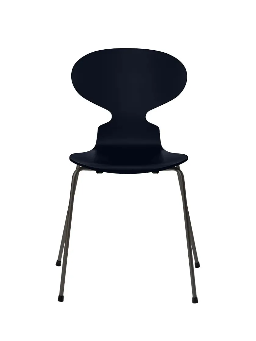 Fritz Hansen 3101 Myren Stol lakeret af Arne Jacobsen> Spisebordsstole