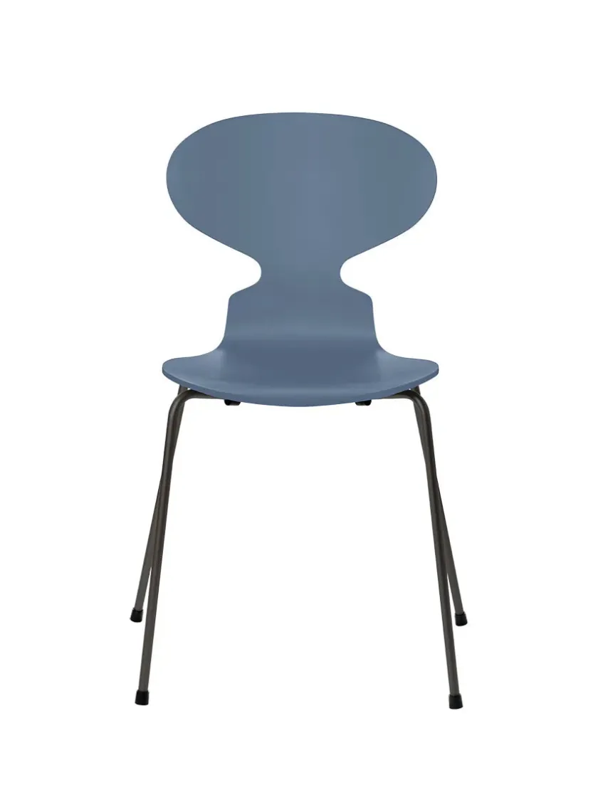 Fritz Hansen 3101 Myren Stol lakeret af Arne Jacobsen> Spisebordsstole