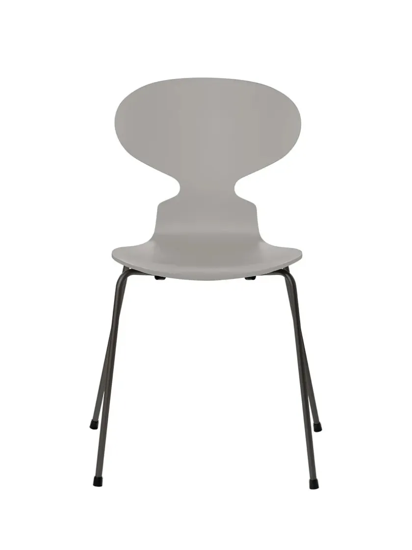 Fritz Hansen 3101 Myren Stol lakeret af Arne Jacobsen> Spisebordsstole