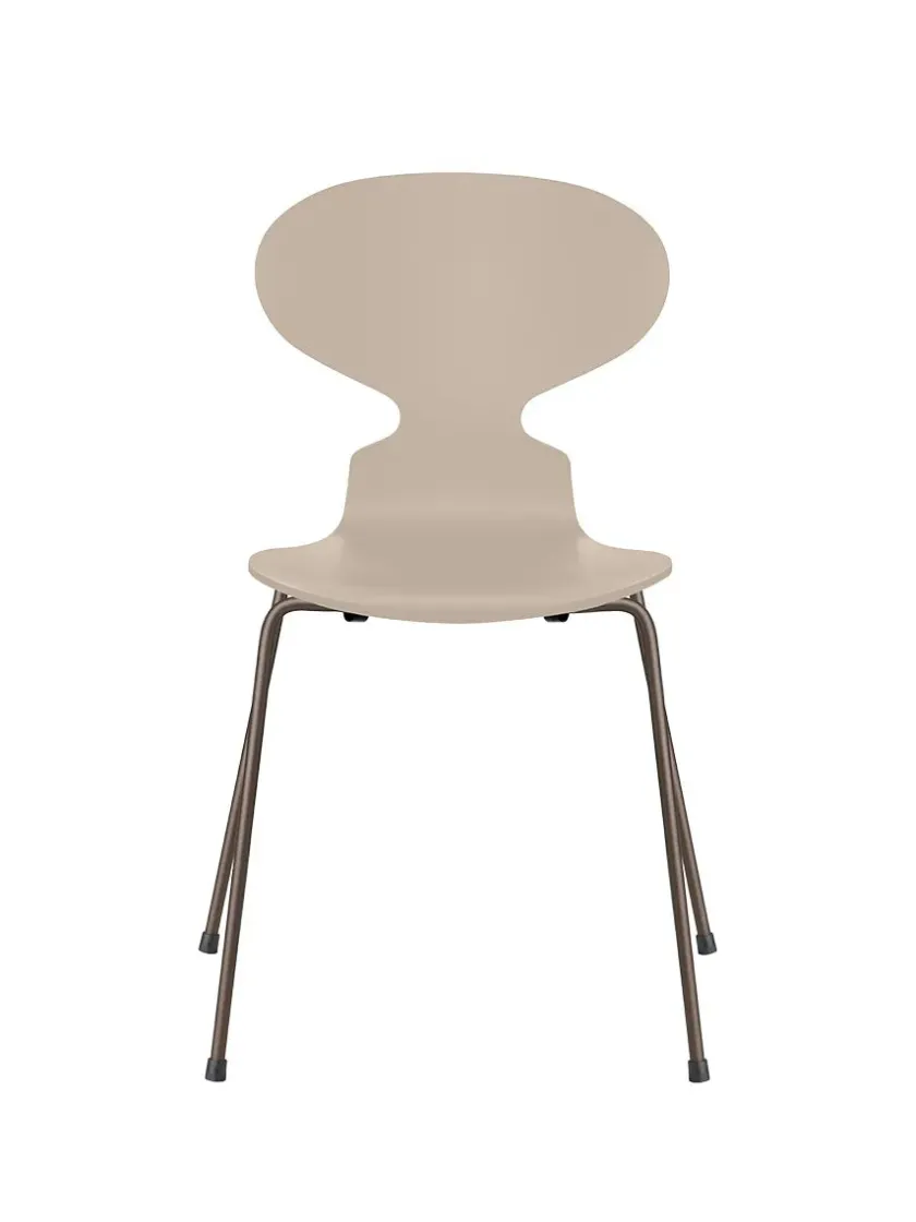 Fritz Hansen 3101 Myren Stol lakeret af Arne Jacobsen> Spisebordsstole