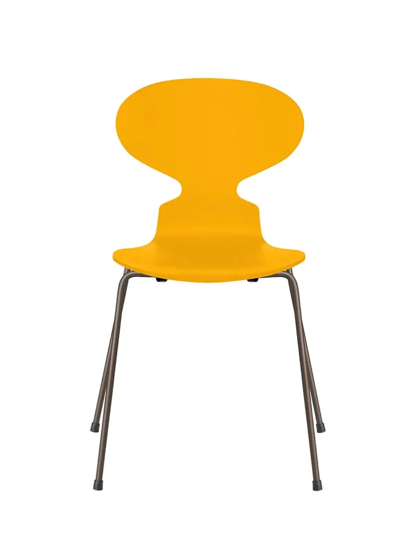 Fritz Hansen 3101 Myren Stol lakeret af Arne Jacobsen> Spisebordsstole