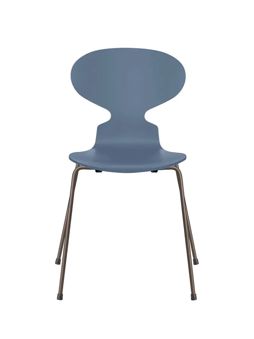 Fritz Hansen 3101 Myren Stol lakeret af Arne Jacobsen> Spisebordsstole