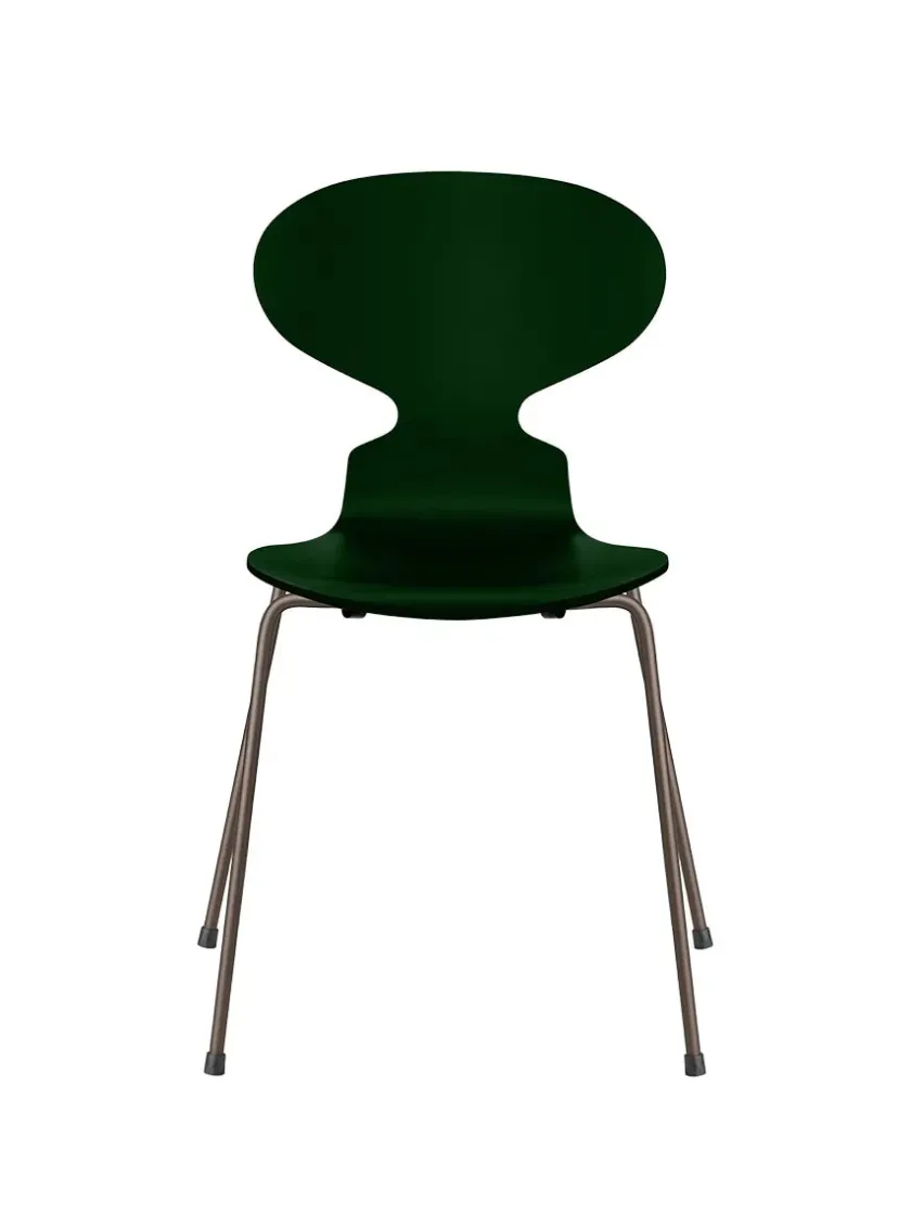 Fritz Hansen 3101 Myren Stol lakeret af Arne Jacobsen> Spisebordsstole