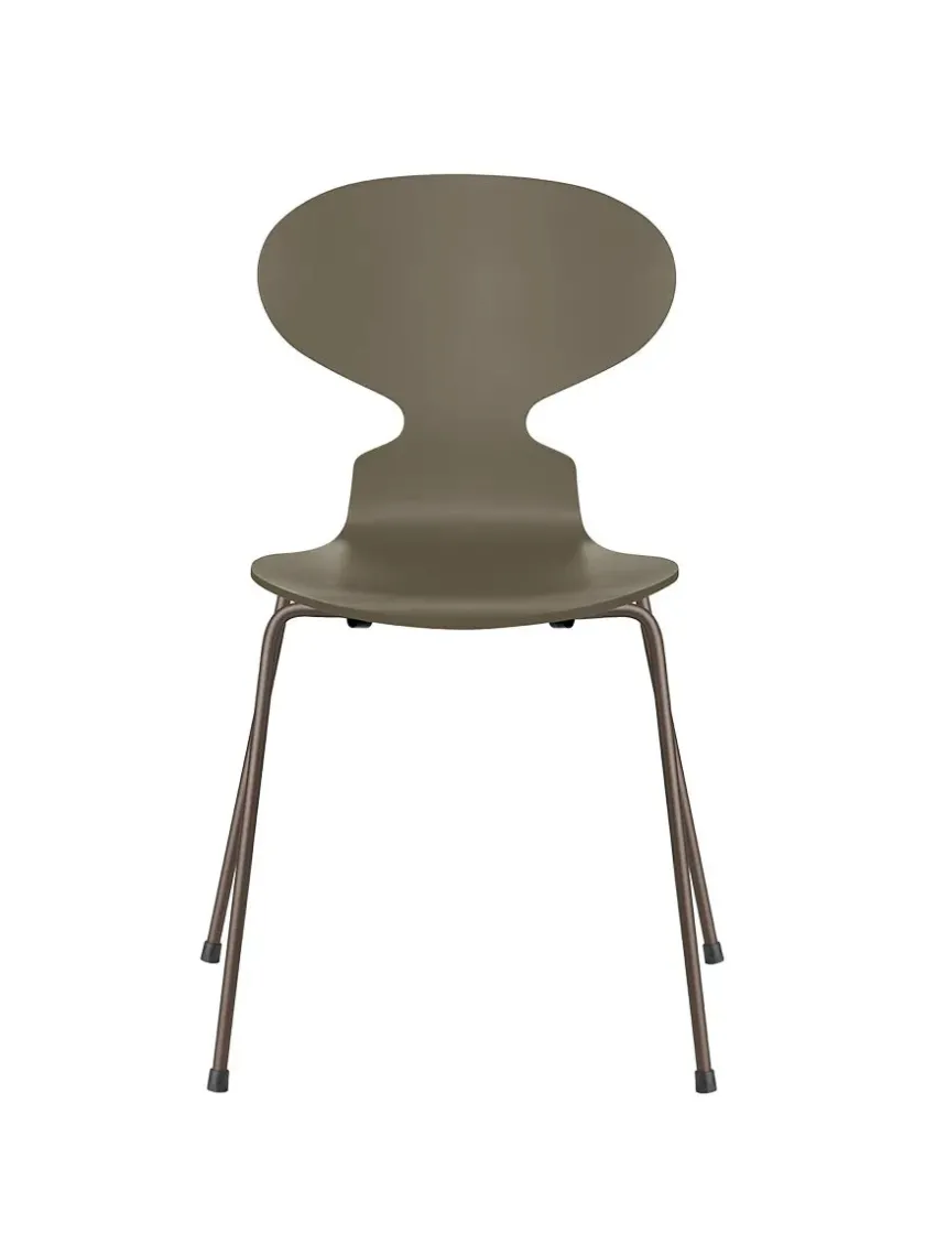 Fritz Hansen 3101 Myren Stol lakeret af Arne Jacobsen> Spisebordsstole