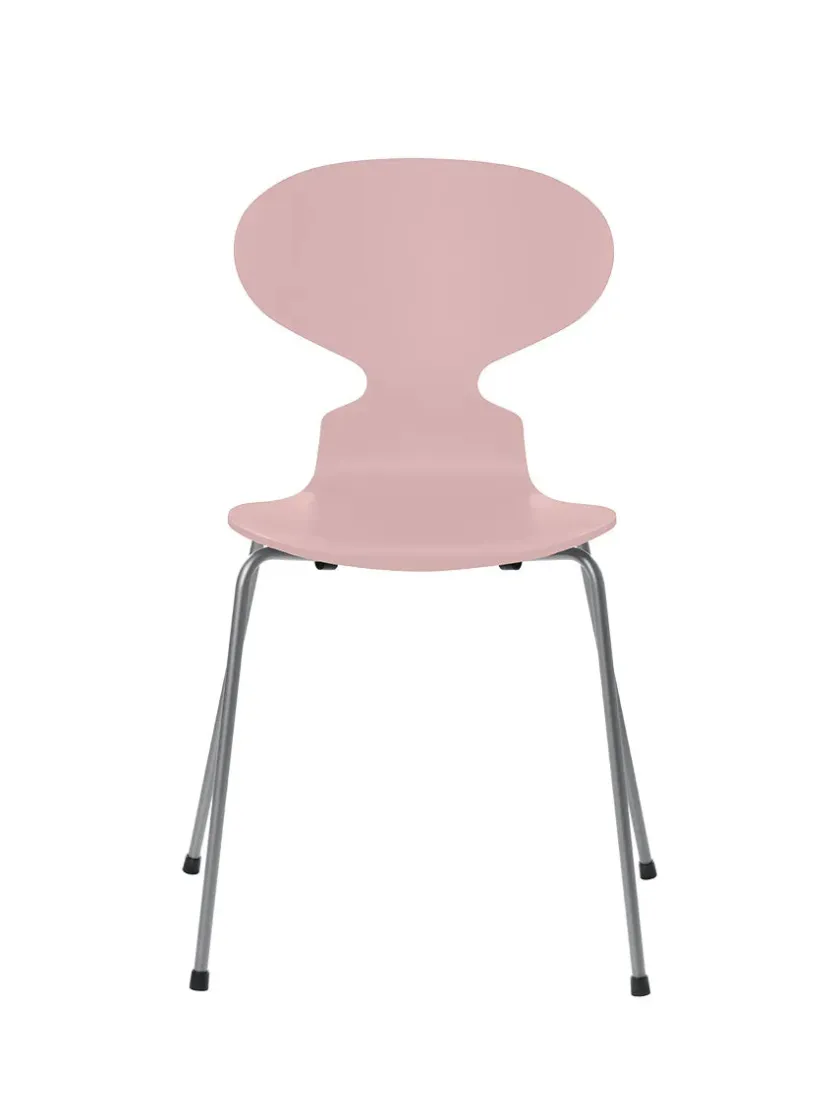 Fritz Hansen 3101 Myren Stol lakeret af Arne Jacobsen> Spisebordsstole