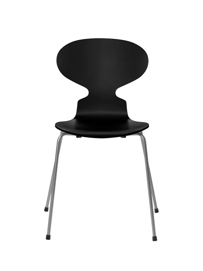 Fritz Hansen 3101 Myren Stol lakeret af Arne Jacobsen> Spisebordsstole