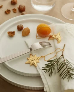 Georg Jensen 2024 Ornamentsæt, stjerne og måne fra> Juletræspynt