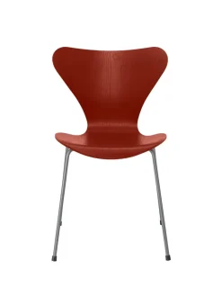 Fritz Hansen 3107 Serie 7 stol i farvet ask af Arne Jacobsen><noscript><img width=