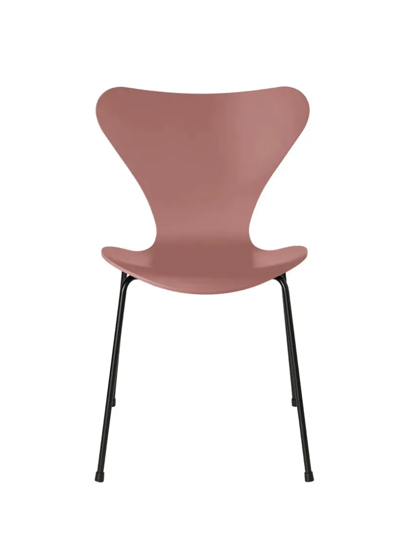 Fritz Hansen 3107 Serie 7 stol lakeret af Arne Jacobsen> Spisebordsstole