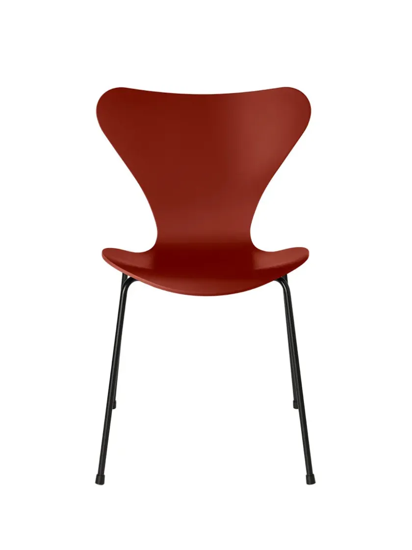 Fritz Hansen 3107 Serie 7 stol lakeret af Arne Jacobsen> Spisebordsstole