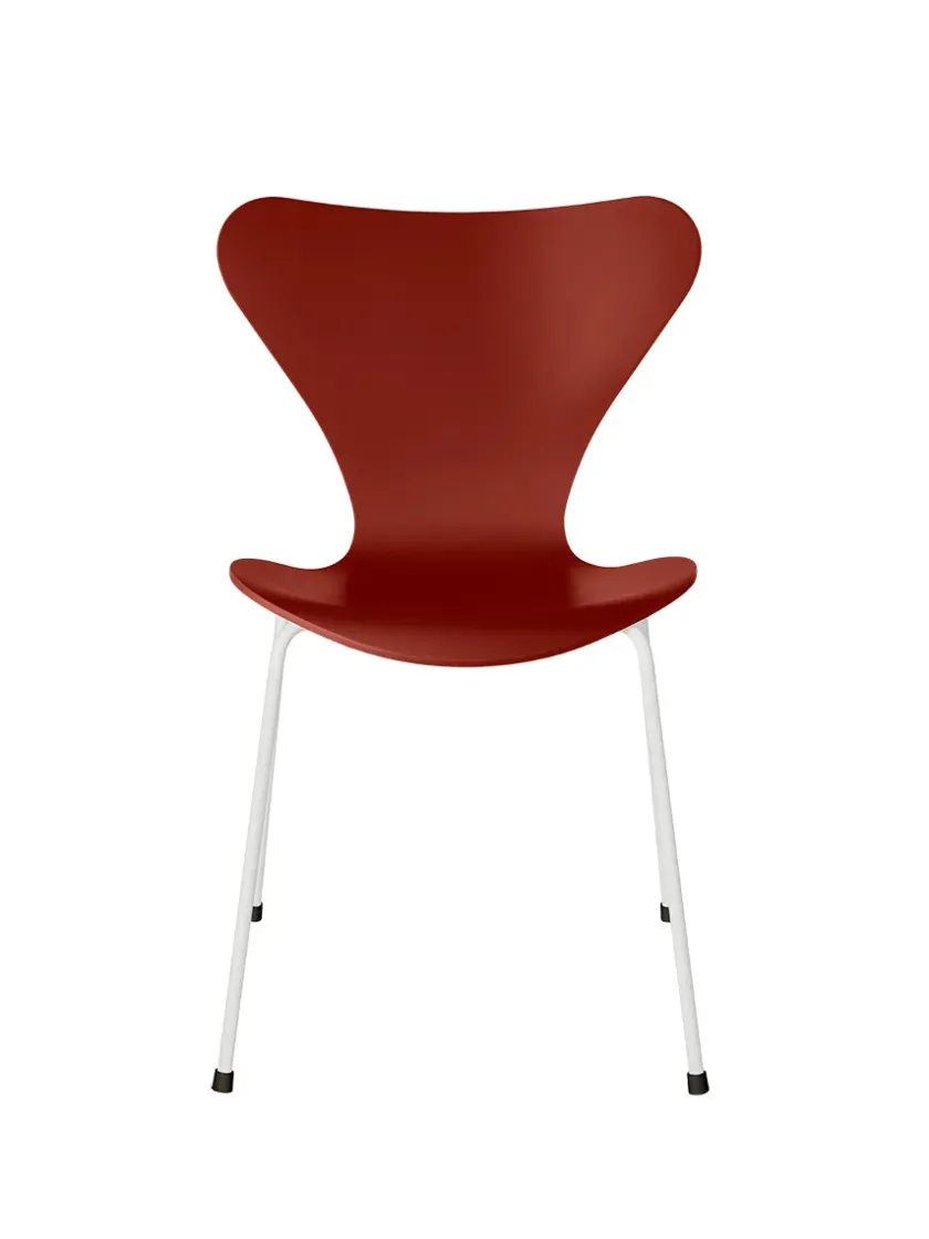 Fritz Hansen 3107 Serie 7 stol lakeret af Arne Jacobsen> Spisebordsstole