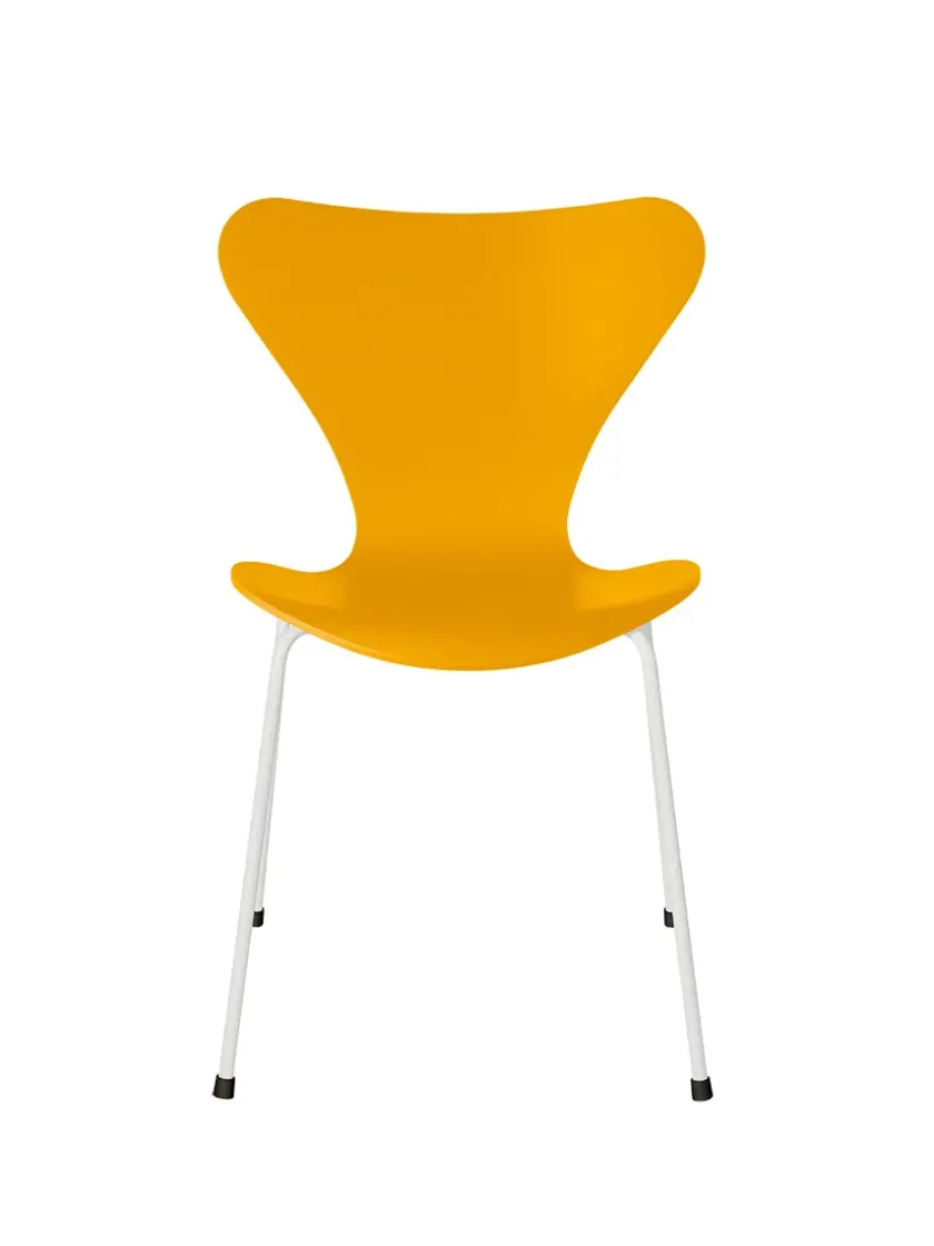 Fritz Hansen 3107 Serie 7 stol lakeret af Arne Jacobsen> Spisebordsstole