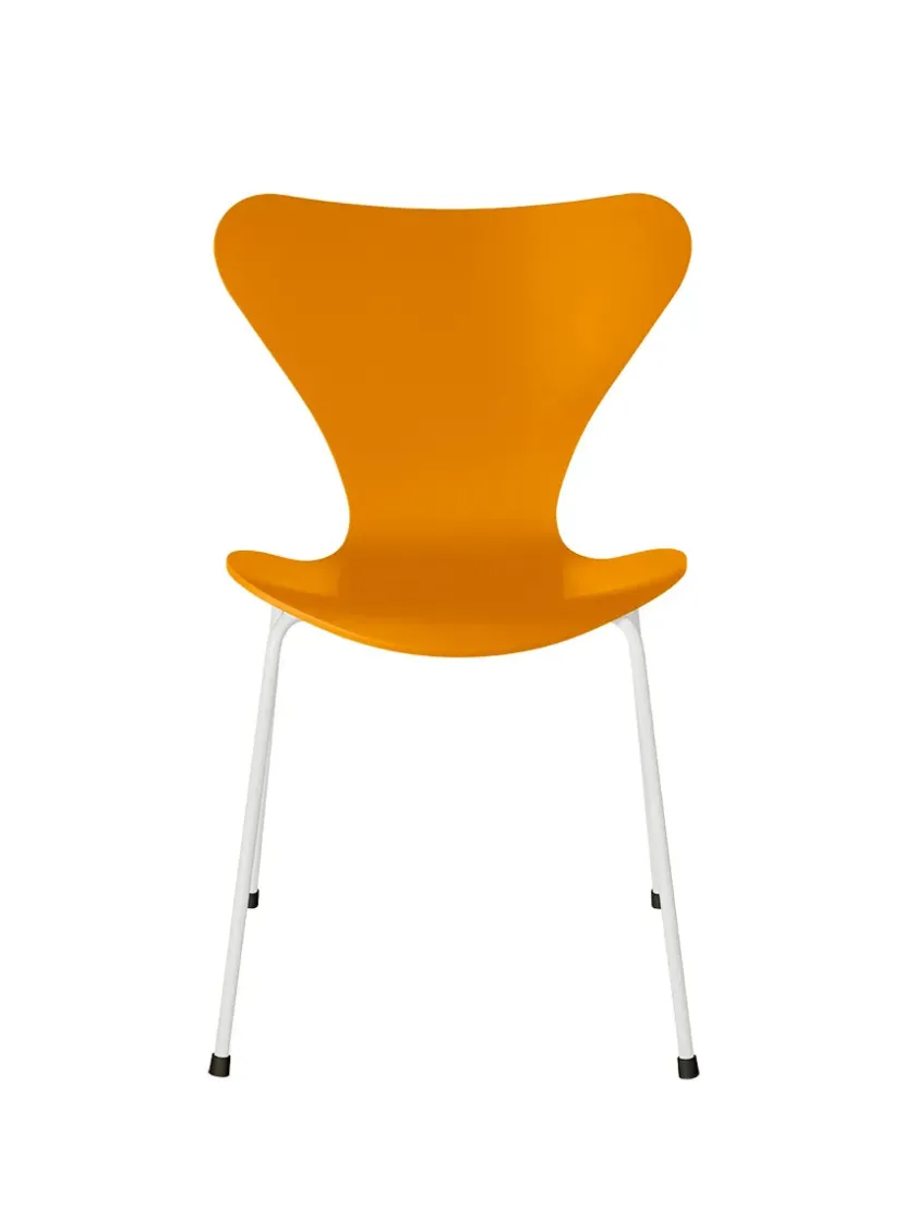 Fritz Hansen 3107 Serie 7 stol lakeret af Arne Jacobsen> Spisebordsstole