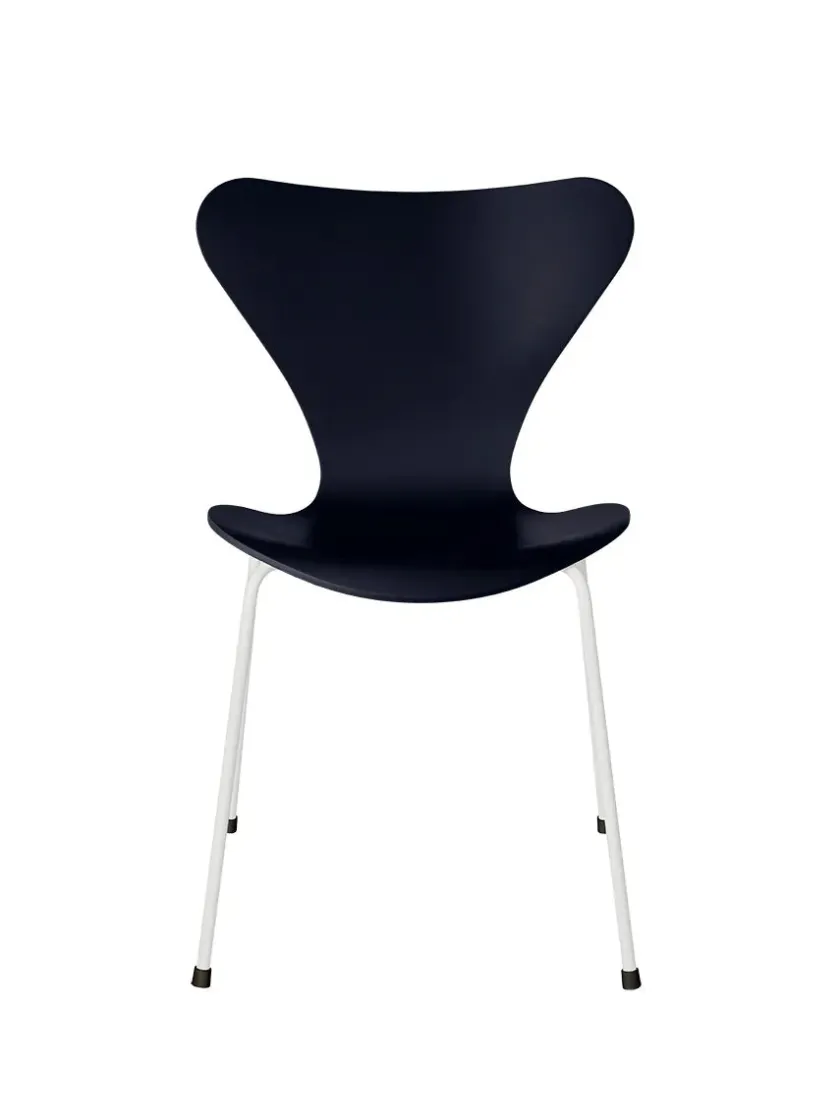 Fritz Hansen 3107 Serie 7 stol lakeret af Arne Jacobsen> Spisebordsstole