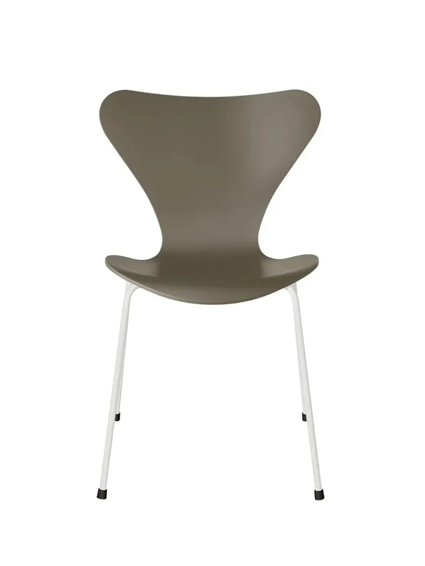 Fritz Hansen 3107 Serie 7 stol lakeret af Arne Jacobsen> Spisebordsstole