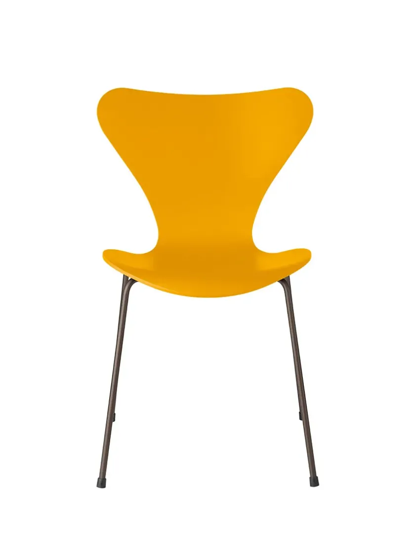 Fritz Hansen 3107 Serie 7 stol lakeret af Arne Jacobsen> Spisebordsstole