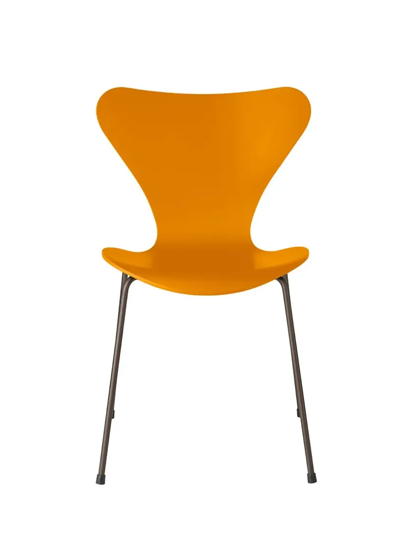 Fritz Hansen 3107 Serie 7 stol lakeret af Arne Jacobsen> Spisebordsstole