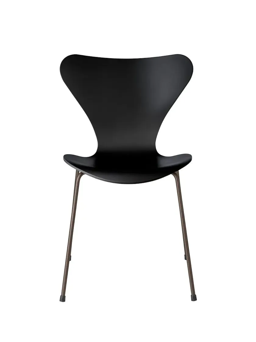 Fritz Hansen 3107 Serie 7 stol lakeret af Arne Jacobsen> Spisebordsstole