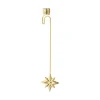 Georg Jensen 2024 Stjerne Lyseholder, guldbelagt fra> Kalenderlys & Julelysestager|Juletræspynt