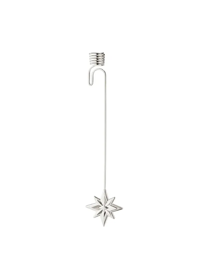 Georg Jensen 2024 Stjerne Lyseholder, guldbelagt fra> Kalenderlys & Julelysestager|Juletræspynt